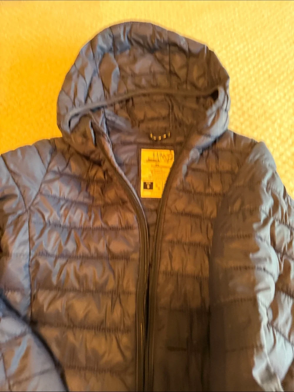 GAP Kids Hooded Puffer Jacket - Navy Blue